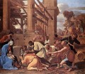 Anbetung der Könige klassische Maler Nicolas Poussin